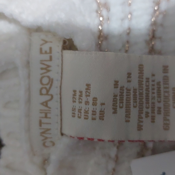 Cream and Gold Cynthia Rowley 2 piece - Picture 2 of 3